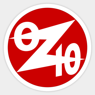 OZ10 Skate Wear Logo Sticker